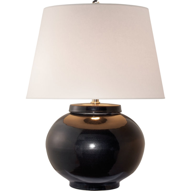 Ralph Lauren Home Carter Small Standard Table Lamp, Black