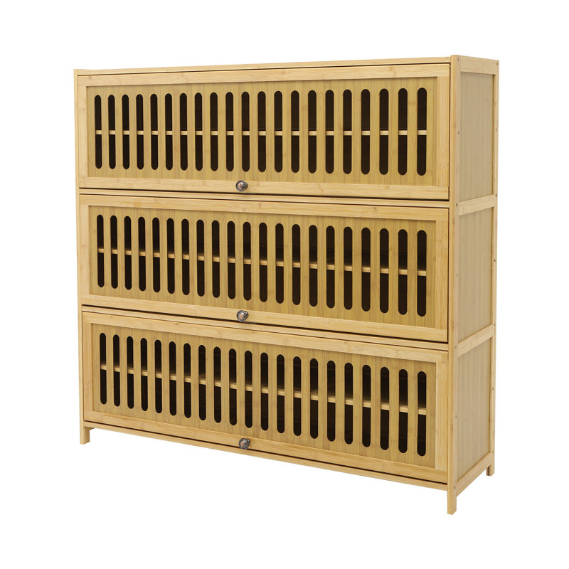 7-Tier Shoe Cabinet, Brown