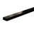 Matte Black Fixed Shower Door 38" W X 72" H - Single Panel, Transformative For Bathroom In Modern Elegant Feature