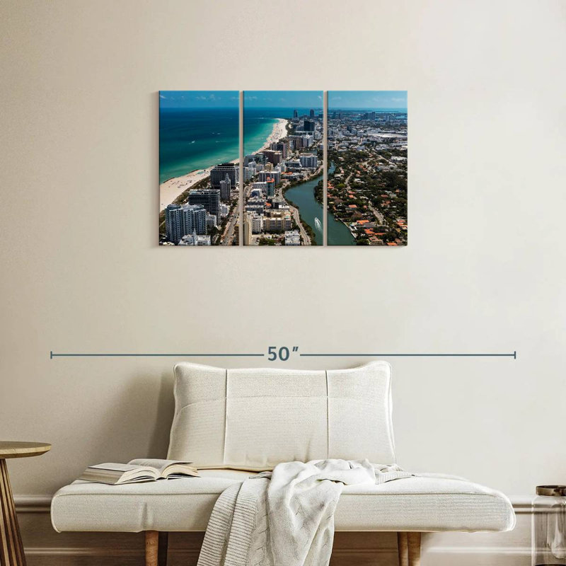 Vue du camion à Miami South Beach, H 20 po x l 33 po
