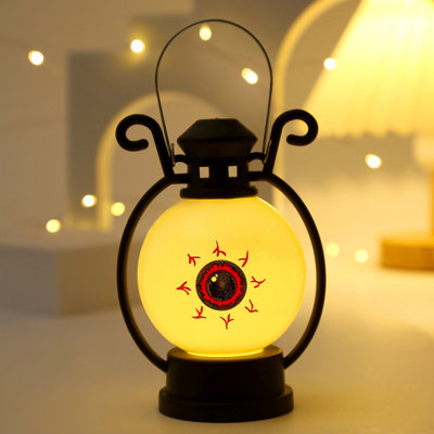 Halloween Portable Handheld Lantern, Mini Halloween Decorations Goblin Lantern With Hanging Loop, Halloween Decor For Indoor Outdoor Yard Garden Lawn Party, Style C