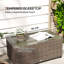 Metal Outdoor Side Table , 90cm cm W 50cm cm D-440033198