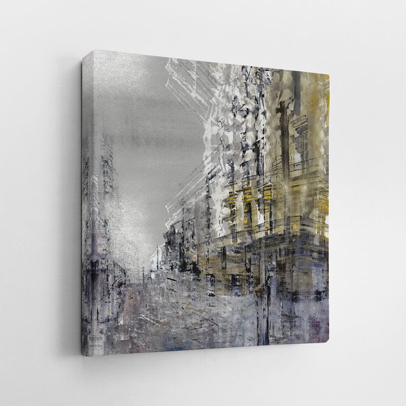 " Ghetto Walk II " Painting Print, 12'' H x 12'' W