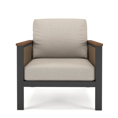 Townsend Metal Outdoor Lounge Chair with Sunbrella Cushions