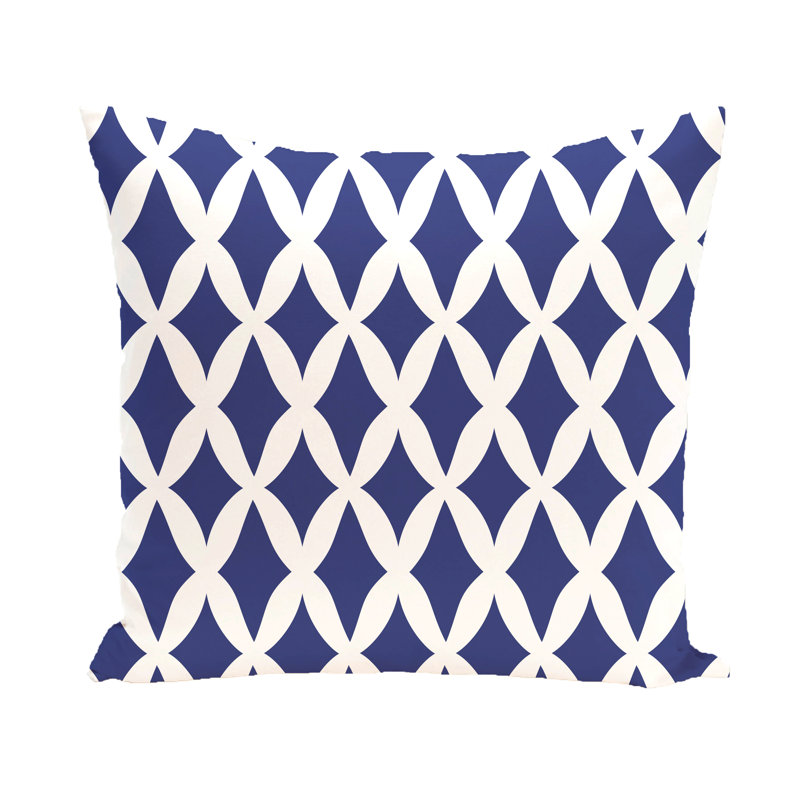 Housse et insert de coussin extérieur d'extérieur, Suède bleu, H 18 po x l 18 po