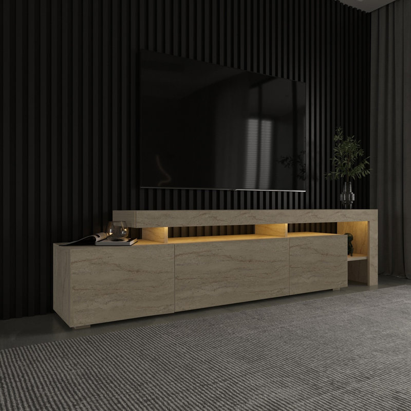 Meuble télé, Travertine