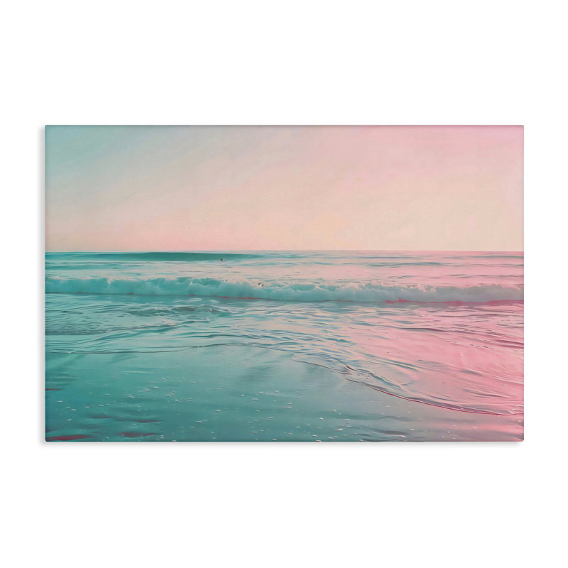 Coucher de soleil sur toile coucher de soleil, conception par LSR Design Studio, H 16 po x l 24 po