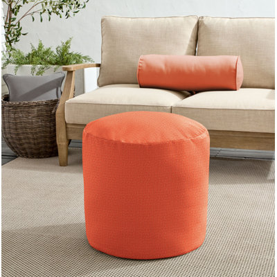 Repose-pieds d'extérieur rembourré avec coussin Sunbrella®