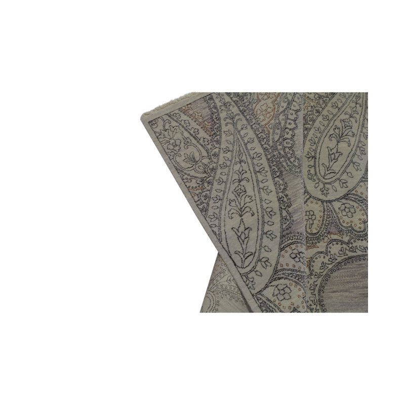 Ikatville Wool Paisley Area Rug