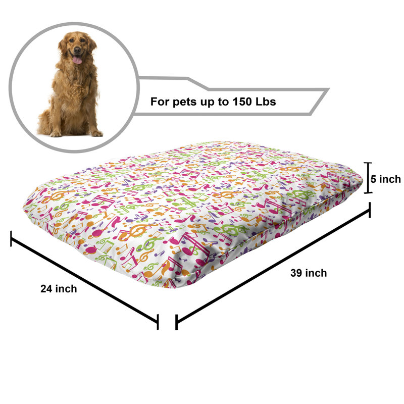 Lit pour chien Ambesonne Music