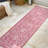Massimo Bohemian Medallion Textured Weave Fuchsia/Light Gray Indoor/Outdoor Rug-1780288626