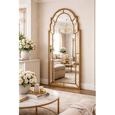 Arch Solid Wood Mirror