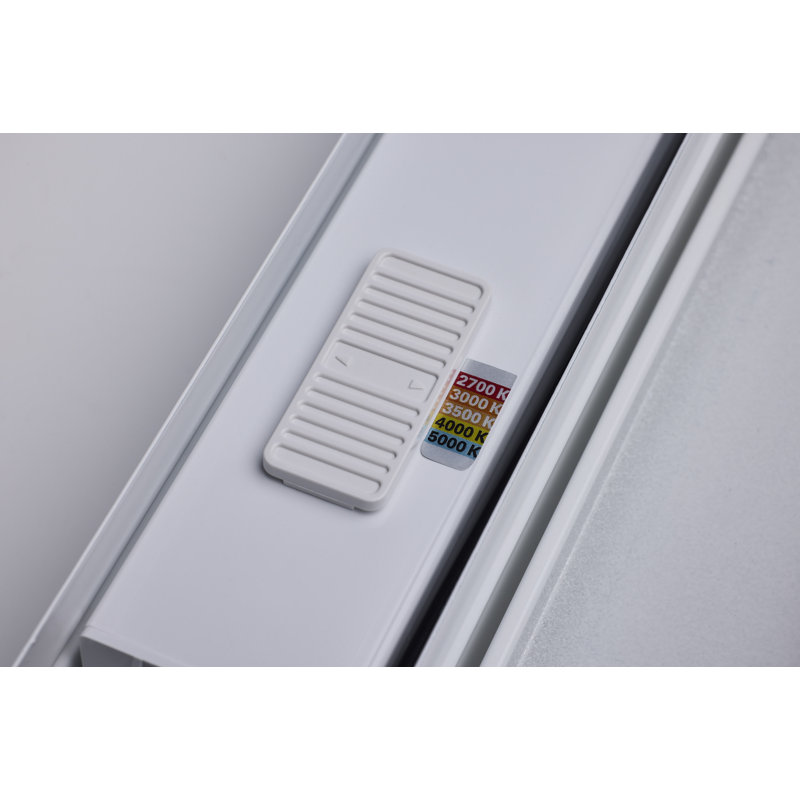 LED 1 Foot Connectable Strip Light 10 Watts 27K/30K/35K/40K/50K CCT Selectable White Finish 120 Volt