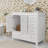 Ruthila 36 " W Freestanding Standard Free Standing 1 Single Vanity Bathroom Vanity With Ceramic Top-2082131457