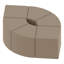 Shapes Series II Modular Collaborative Soft Seating Wedge Stool with Foam Padded Seat-64494209-64494212