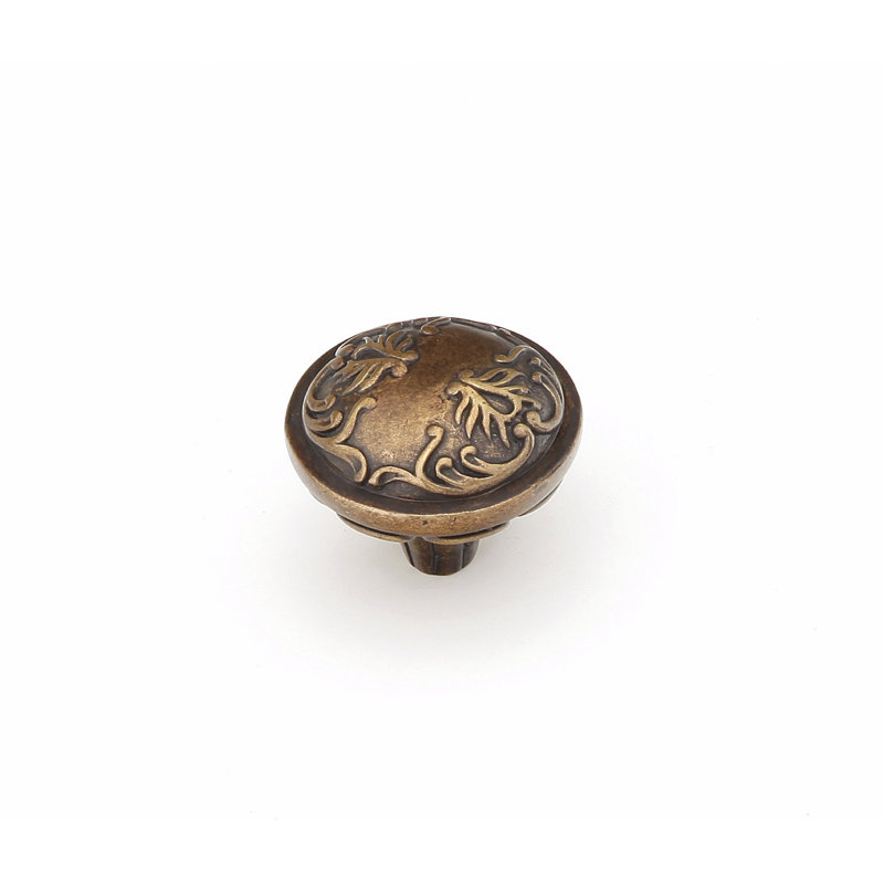 Cantata Round Knob, Dark Italian Antique