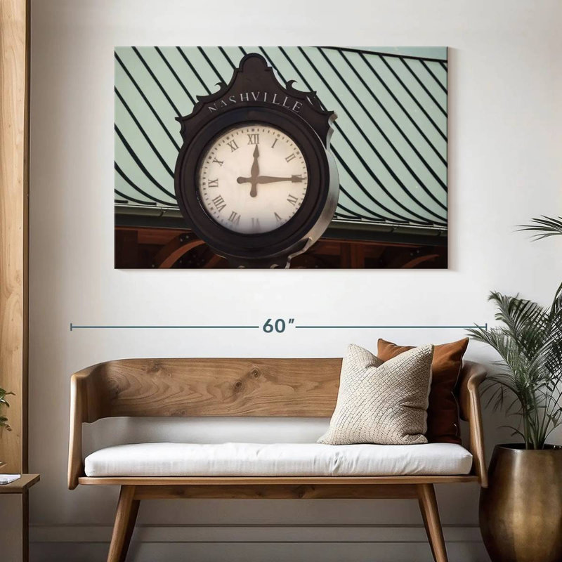 Horloge de rue Kerner Nashville, H 32 po x l 48 po