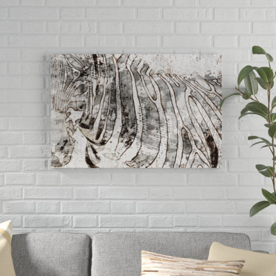 Zebra Mix by Irena Orlov - Painting on Canvas