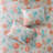 7 Piece Cotton Sateen Comforter Set Coral Cal King