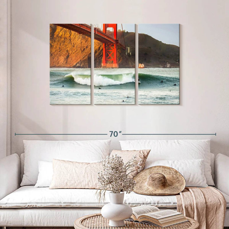 Surf Wave, 28" H x 45" W