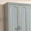Armoire moderne et simple à quatre portes grise