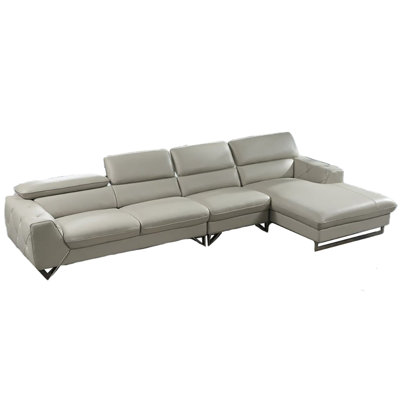 American Eagle Design EK-L030  Italian Leather Sectional 
