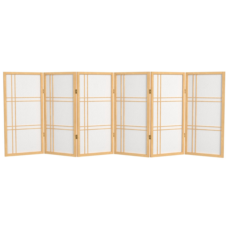 Écran court Shoji 3 pi Keitez, Naturel, 6