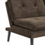 Futon facile à convertir en mélange de polyester avec confort capitonné-129584404