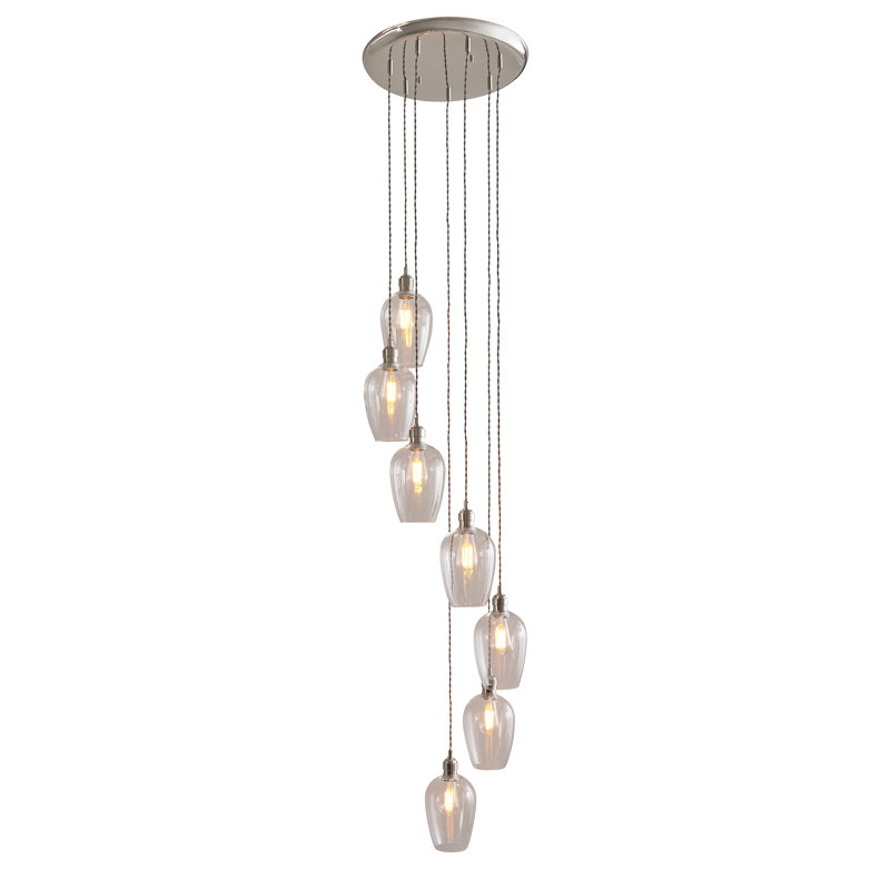 Alans 7 - Light Chandelier, Nickel