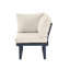 Garden Lounge Set For 4-5 People With 1 Coffee Table Beige-956825802