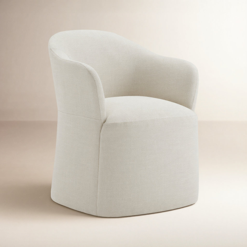 Janina Armchair, Effie Linen Performance Linen