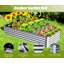 Lit de jardin surélevé galvanisé 8X4X1.5 Ft-990712953