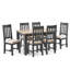 Abyan Extending Dining Table Dark Gray