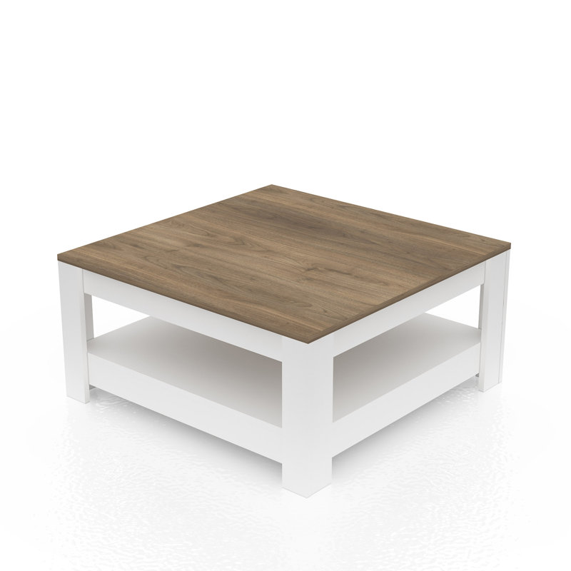 Albertjames Coffee Table with Storage, White