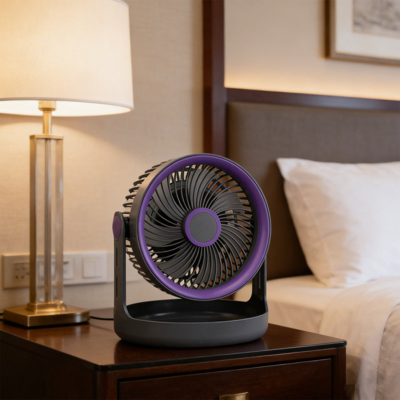 Ventilateur de bureau kbndieu, Purple