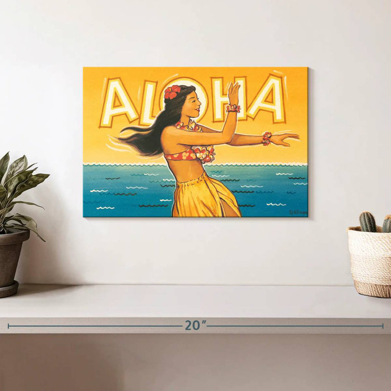 Gillard Aloha Hawaii II, H 8 po x l 12 po