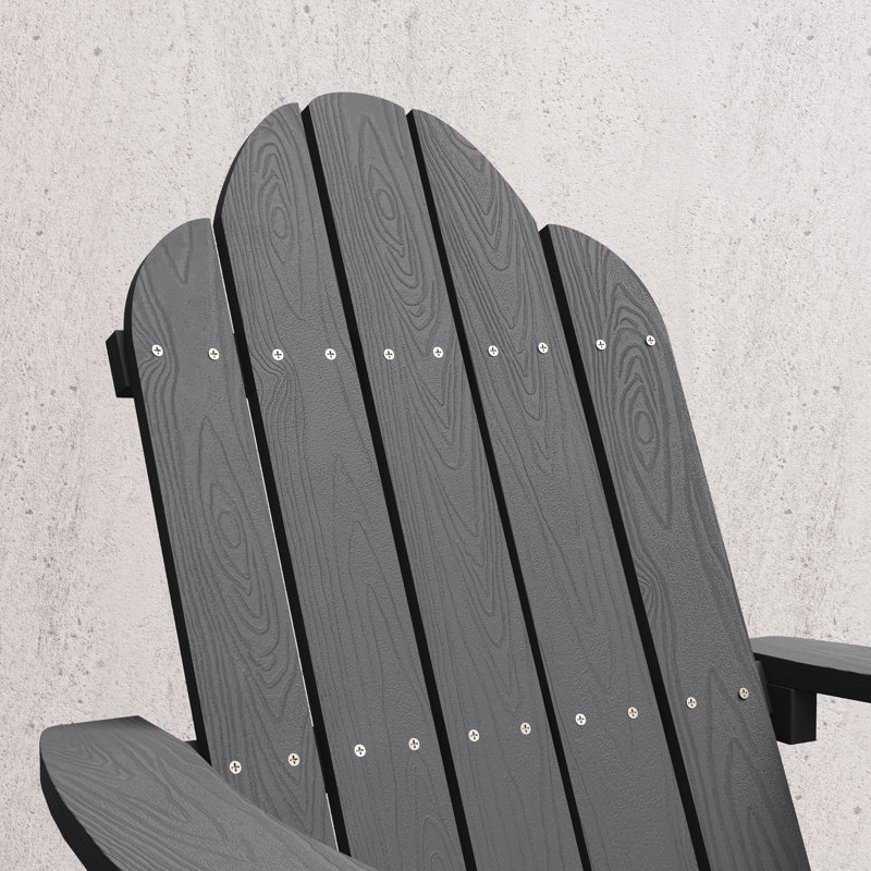 Chaise Adirondack HDPS, Gris
