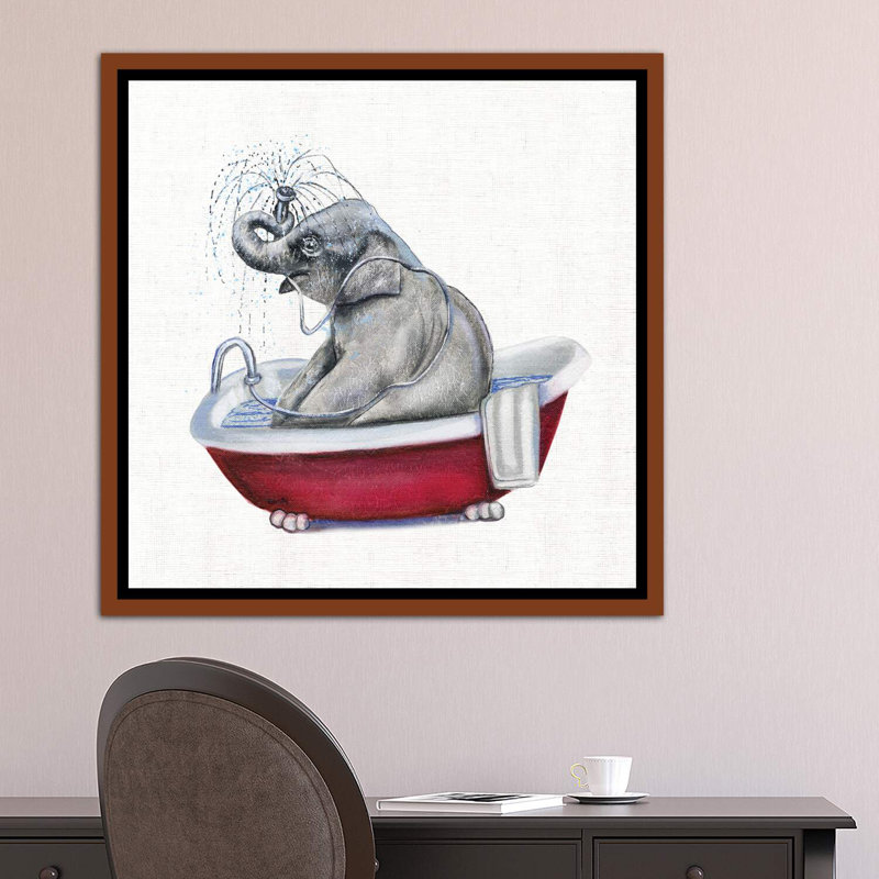 «Bathing Beauty II» - reproduction, H 37 po x l 37 po x P 1,5 po, Cadre bois classique