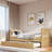 Platform Bed With 3 Drawers And Trundle-79815068
