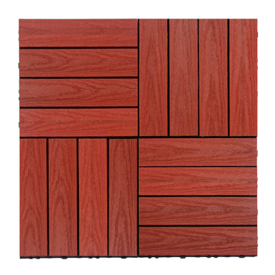 NewTechWood UltraShield Naturale 12 " L x 12 " W Tile