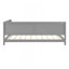 Lit de jour double en bois pleine grandeur, gris-364012086-364012087