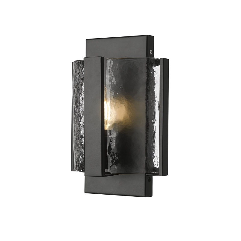 Rezi 9.5" High 1-Light Wall Sconce - Matte Black
