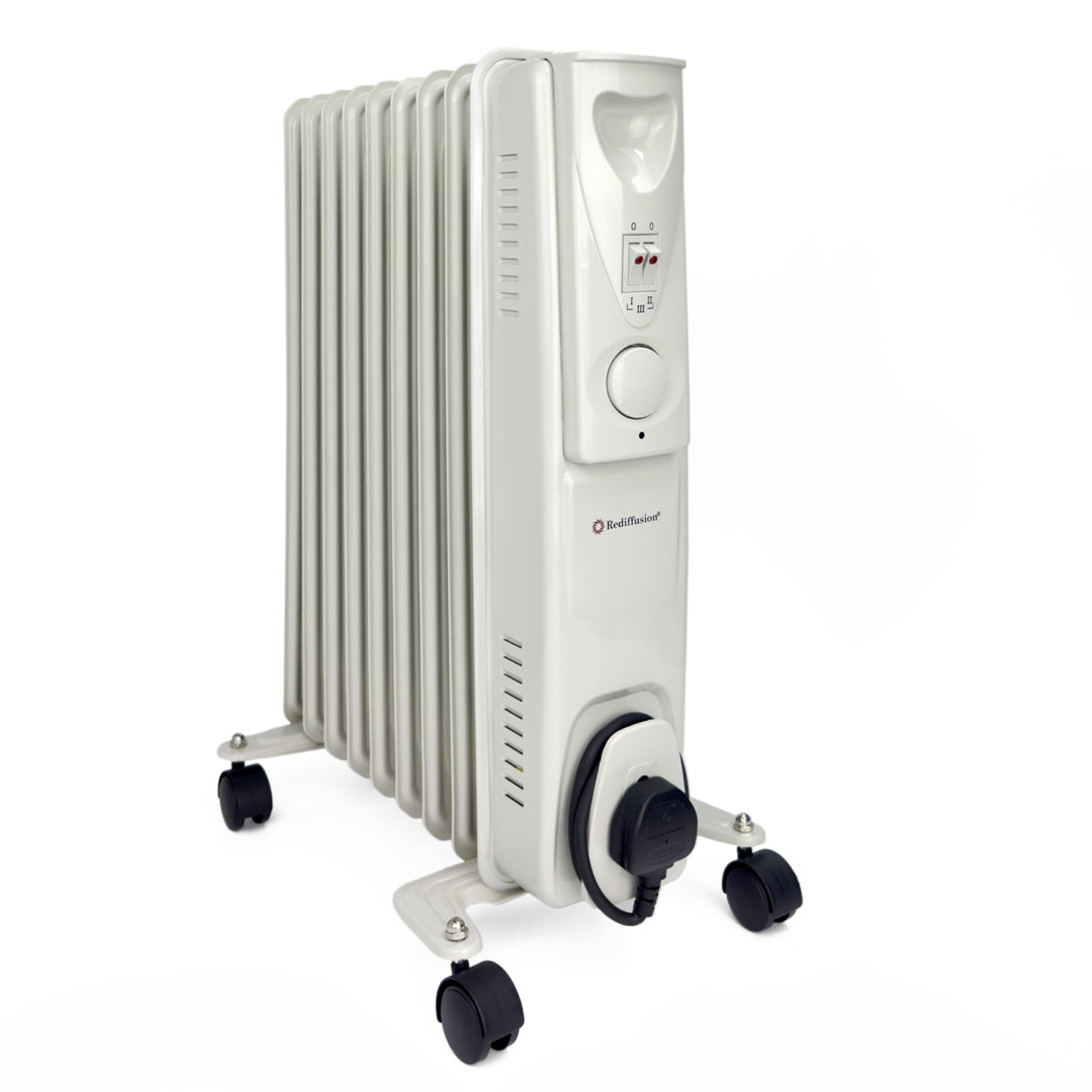 Rediffusion 2000w 9 Fin Oil Filled Radiator