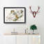 Short-Eared Owl & Cherry Flower by Numata Kashu - Picture Frame Painting Print-55764556-55764561