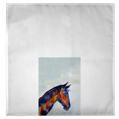 Serviette à main cheval