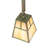 1 - Light Verdigris Square/Rectangle Pendant