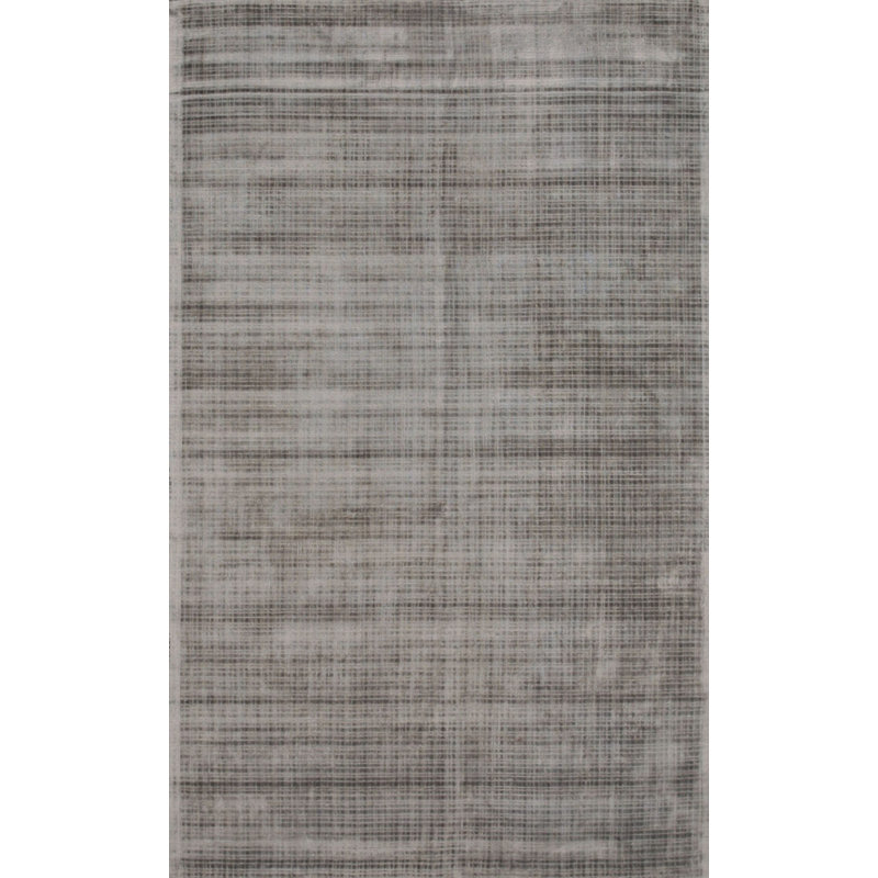 Gray Handwoven Wool Linen Texture Geometric Modern Contemporary Carpet Rug, 9' x 12'