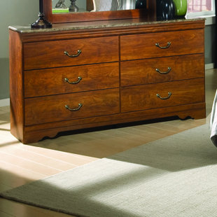 Commode double 6 tiroirs Amy Lynn