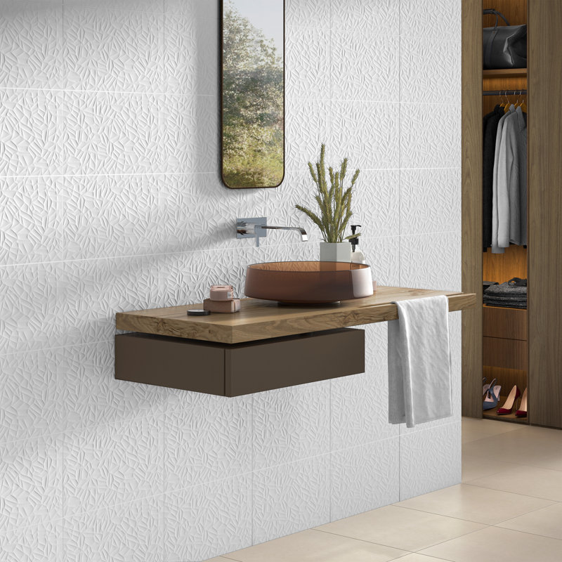 More 9.88" x 15.75" Ceramic Subway Wall Tile