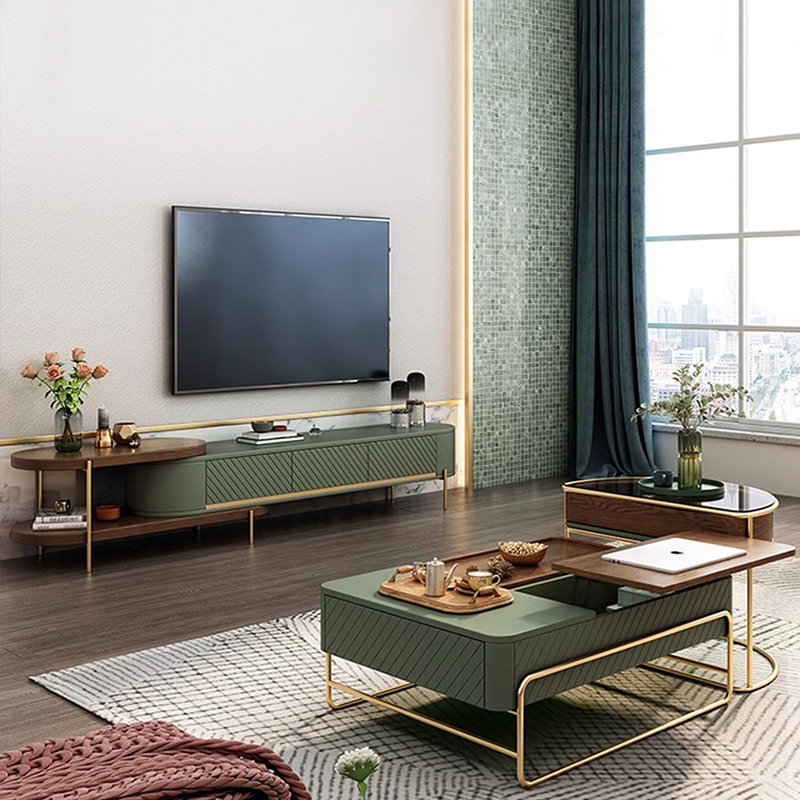 Nouveau cabinet multifonctionnel de style nouveau, Vert